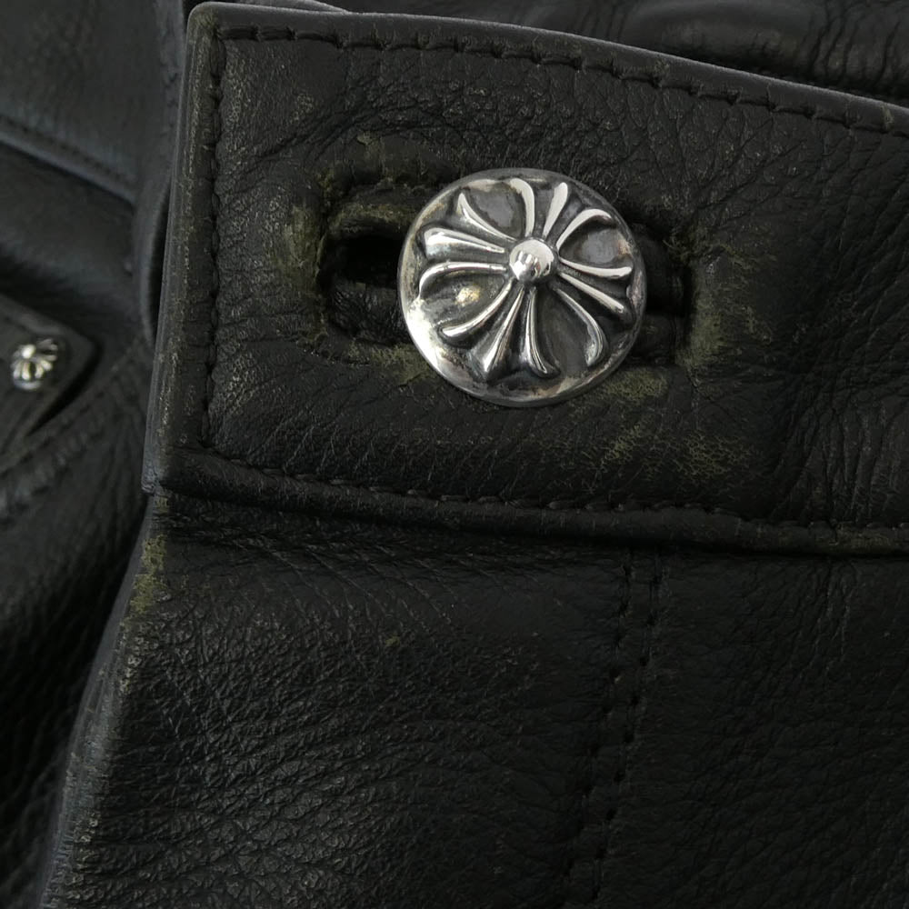 CHROME HEARTS クロムハーツ（原本無） Flare Knee Cross Ball Button