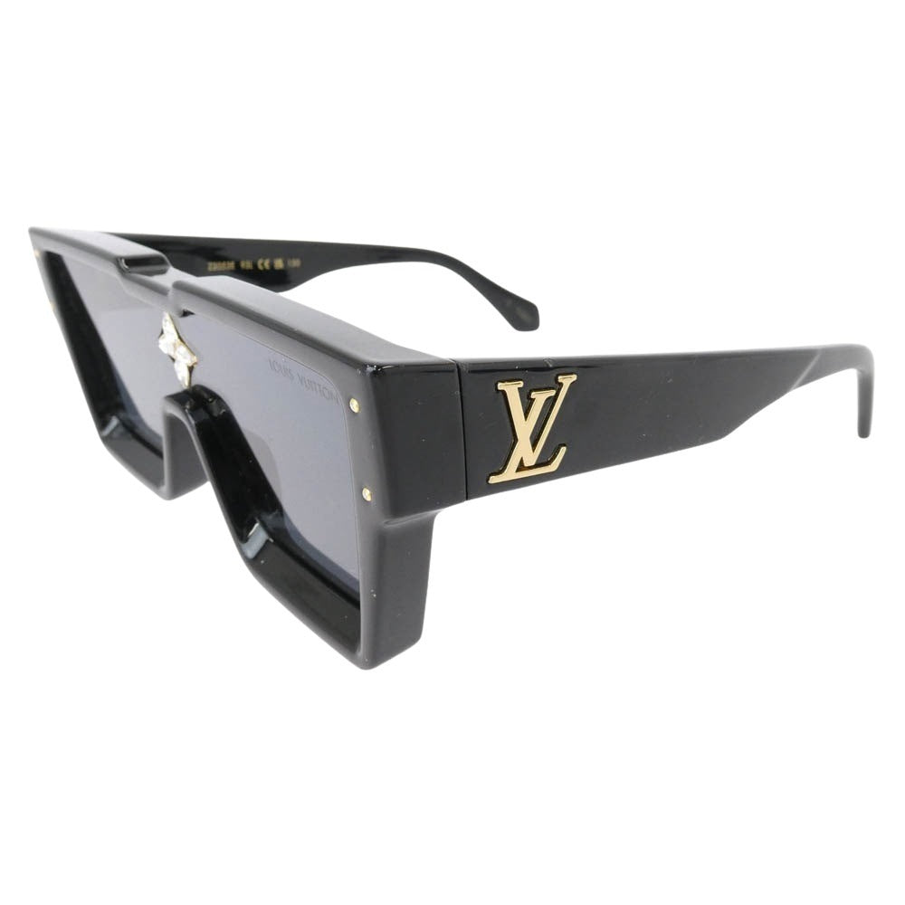 LOUIS VUITTON ルイ・ヴィトン Z2053E サイクロン S サングラス アイウェア ブラック系 フレーム：ブラック系　レンズ：ブラック系【中古】