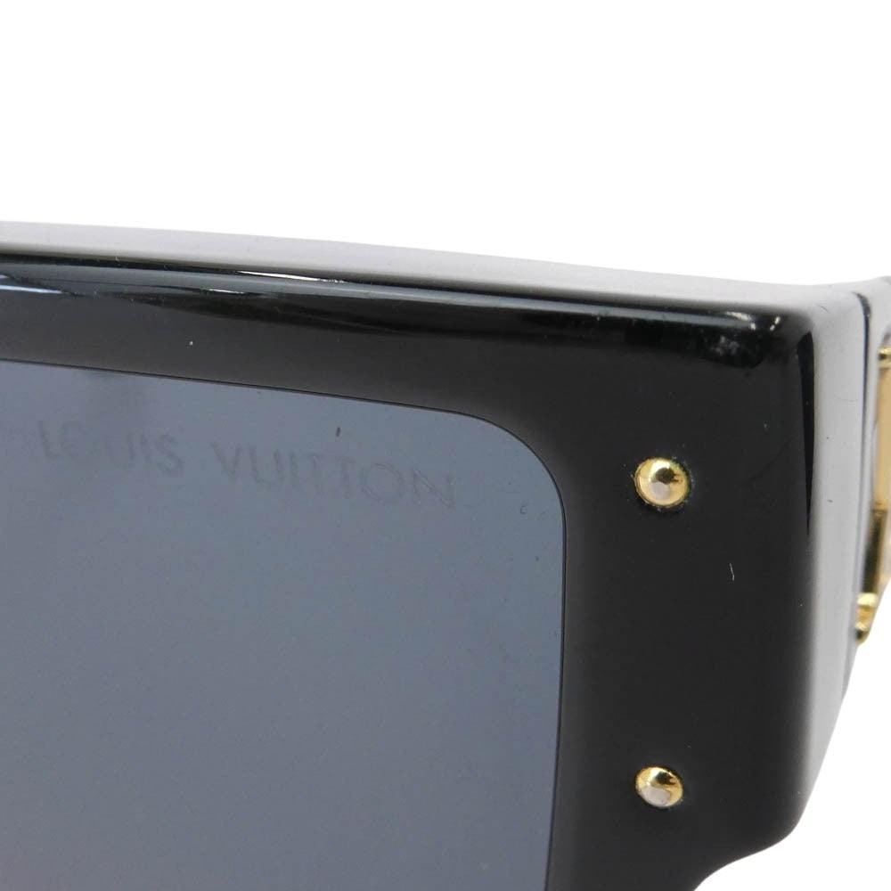 LOUIS VUITTON ルイ・ヴィトン Z2053E サイクロン S サングラス アイウェア ブラック系 フレーム：ブラック系　レンズ：ブラック系【中古】