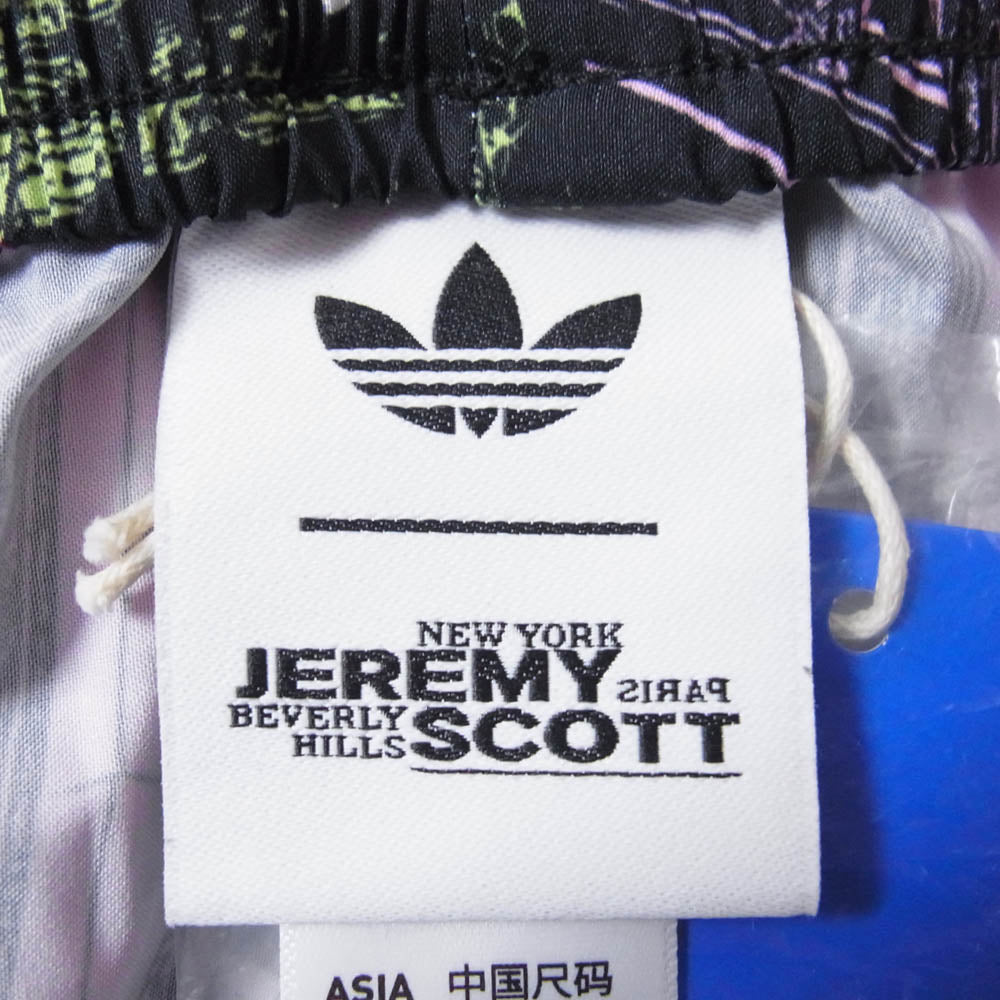 adidas アディダス JY2013 AOP Shorts 総柄 ショートパンツ ショーツ ハーフパンツ ブラック系 M【美品】【中古】