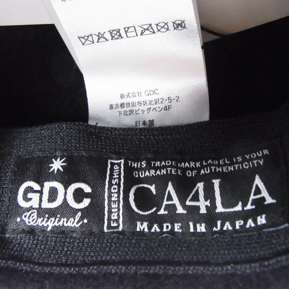 日本製 GDC 刺繍ロゴ コーデュロイ ベレー帽 ネイビー キムタク 降谷