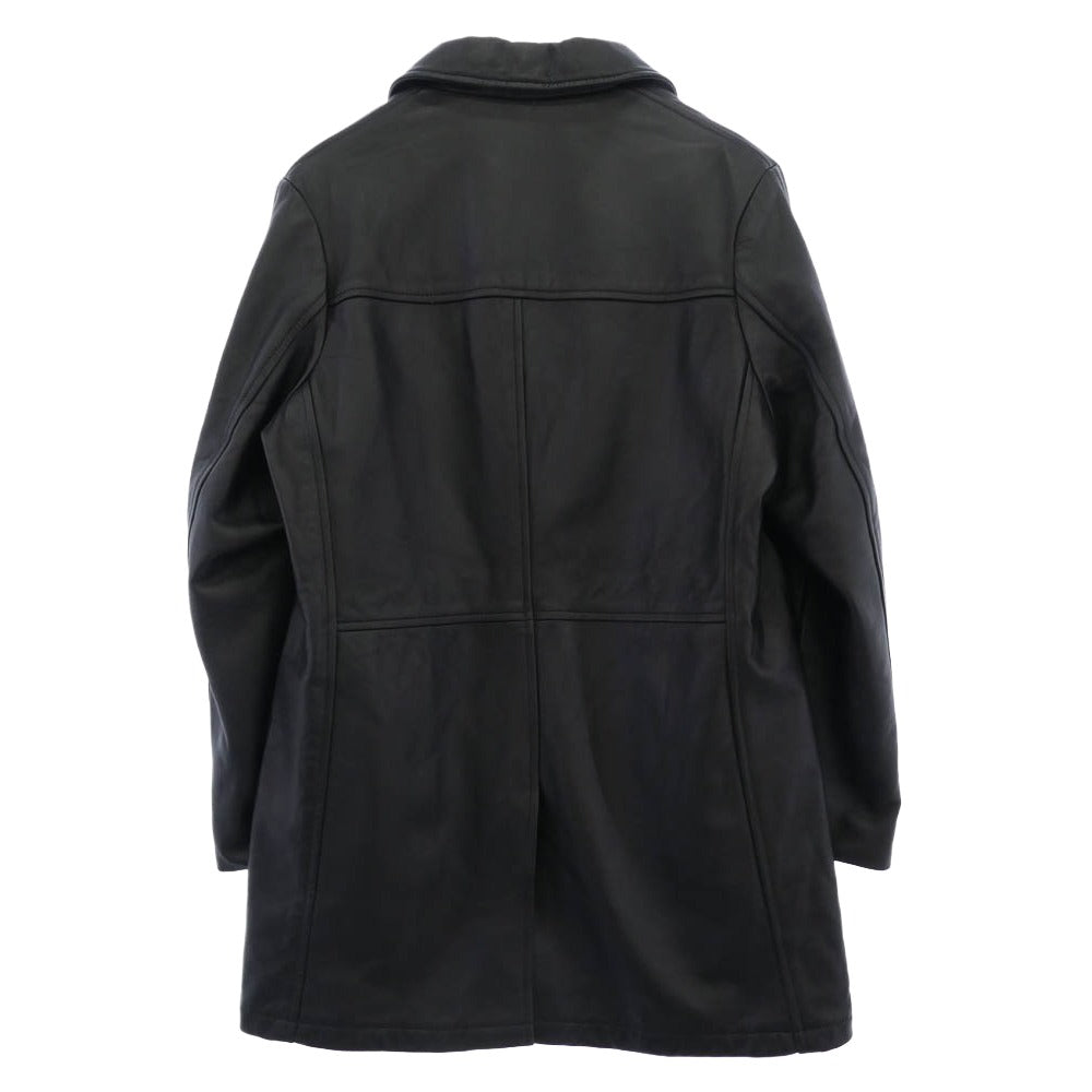 Supreme シュプリーム 23AW USA製 Leather Car Coat レザー カーコート ジャケット ブラック系 S【中古】