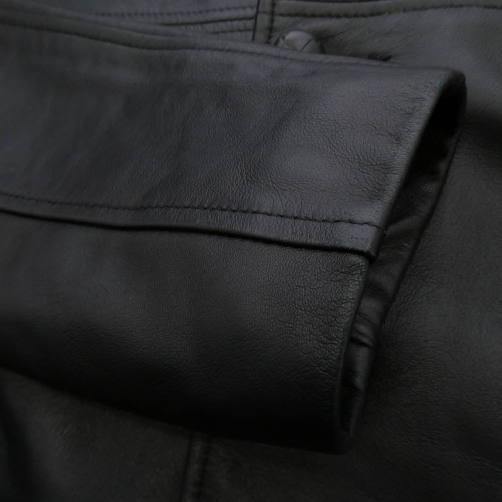 Supreme シュプリーム 23AW USA製 Leather Car Coat レザー カーコート ジャケット ブラック系 S【中古】