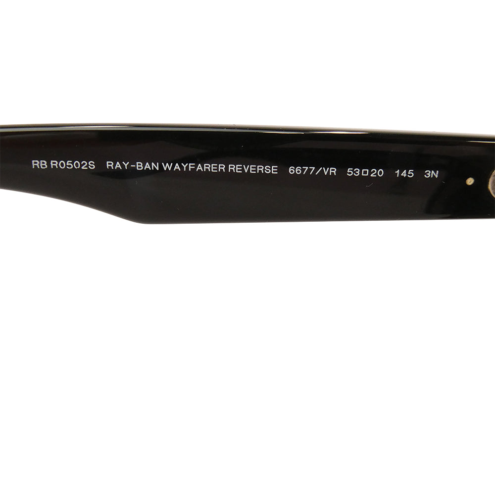 Ray-Ban レイバン RBR0502S 6677 WAYFARER REVERSE ウェイファーラー サングラス スクエア カラーレンズ ブラック系【中古】