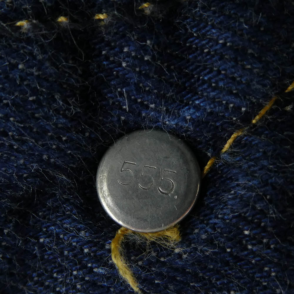 Levi's リーバイス 44501-0022 90s 99年 USA製 S501XX バレンシア工場 トップボタン裏刻印555 大戦 デニム パンツ インディゴブルー系【中古】