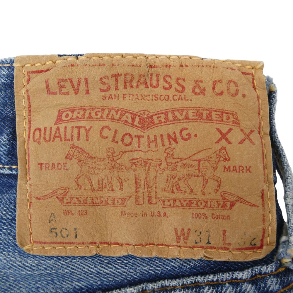 Levi's リーバイス 60s 501 BIG E Aタイプ Vステッチ ボタン裏刻印4