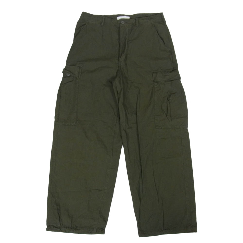 Johnbull ジョンブル JM232P18 ポプリン ミリタリー カーゴパンツ カーキ系 30【中古】