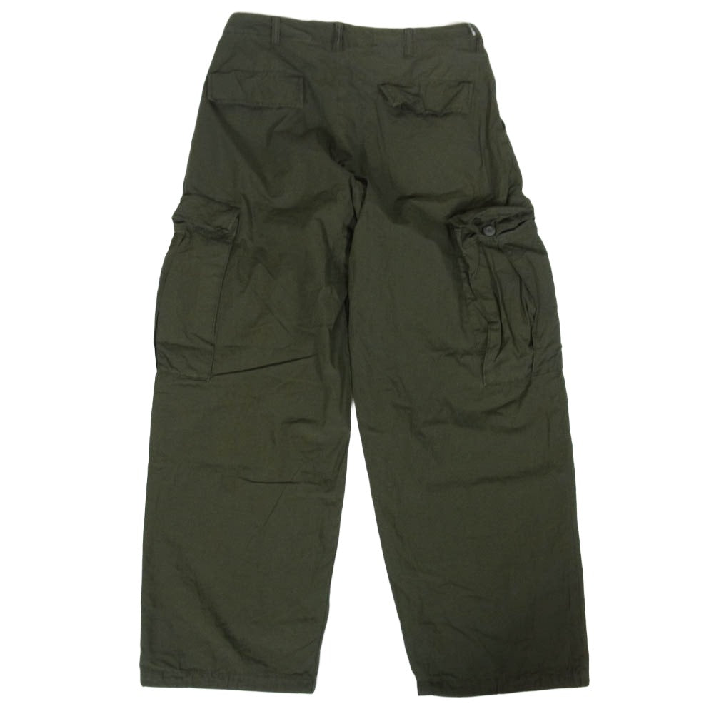 Johnbull ジョンブル JM232P18 ポプリン ミリタリー カーゴパンツ カーキ系 30【中古】
