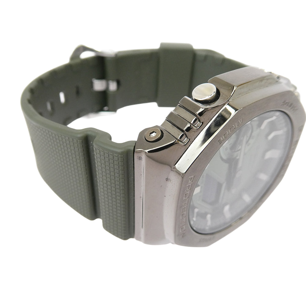 CASIO G-SHOCK カシオ ジーショック GM-2100B-3AJF 2100 Series メタル ステンレス八角形ベゼル ウォッチ 腕時計 グリーン系【中古】
