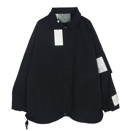 N.HOOLYWOOD エヌハリウッド 23AW 9232-BL05-003 BLOUSON JACKET スナップボタン ブルゾン ジャケット ブラック系 36【美品】【中古】