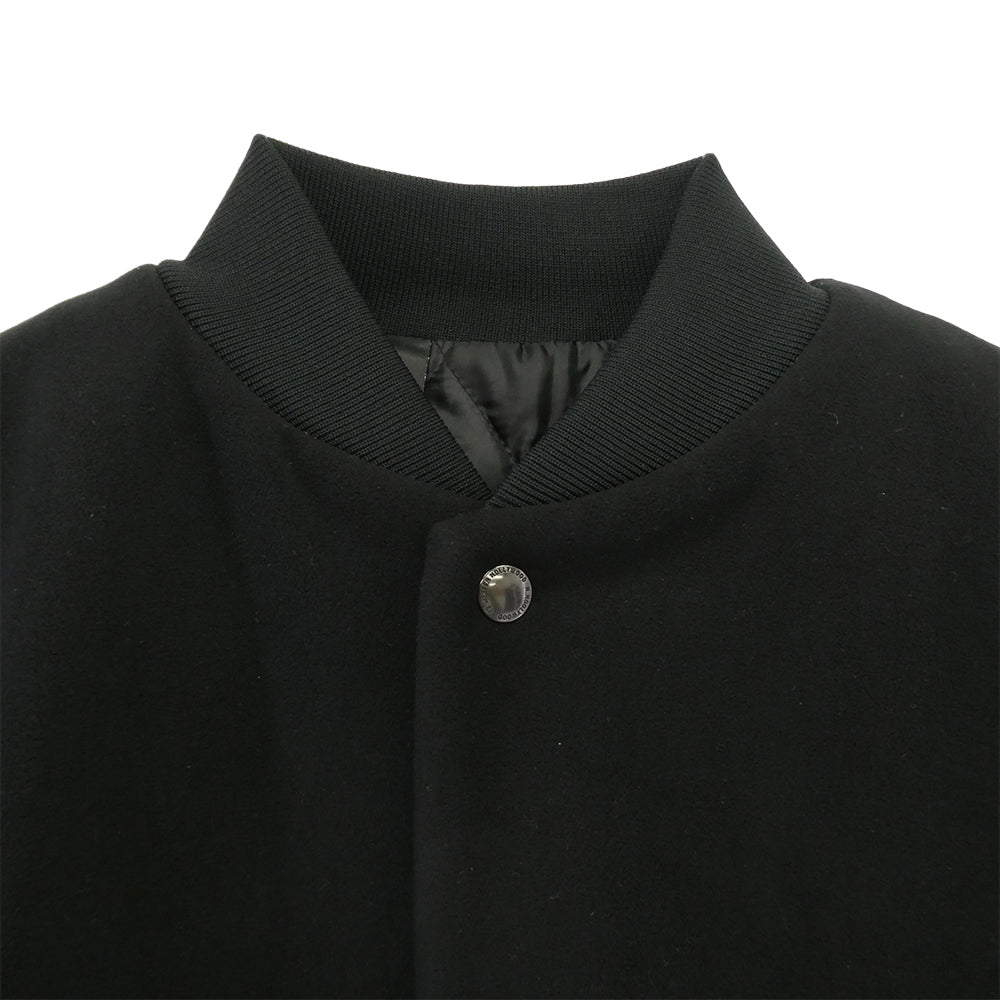 N.HOOLYWOOD エヌハリウッド 2242-BL01-002PEG BLOUSON レザー切替 ショート ブルゾン スタジャン ブラック系 36【極上美品】【中古】