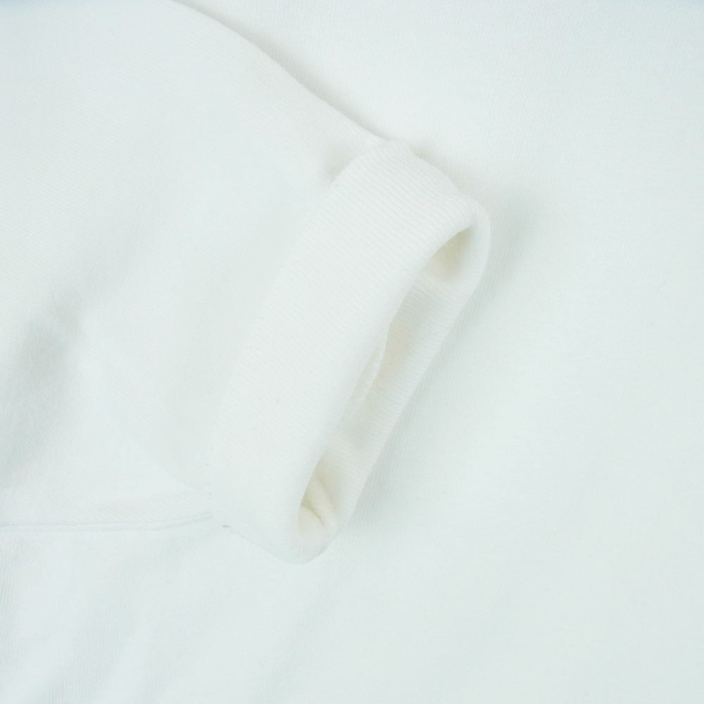 HideandSeek ハイドアンドシーク フロント バック ロゴ プリント ロングスリーブ 長袖 Tシャツ ホワイト系 L 42 - 44【中古】