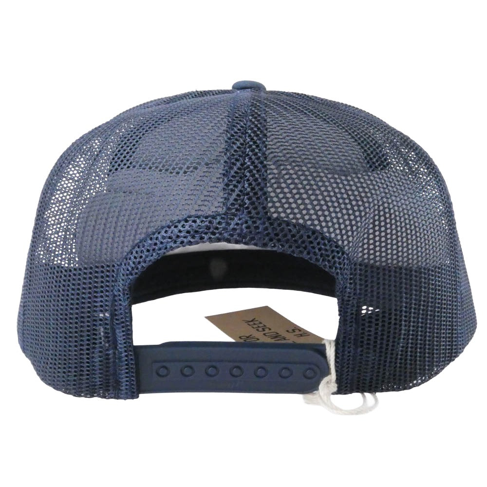 HideandSeek ハイドアンドシーク 25SS PATCH MESH CAP パッチ付き メッシュ キャップ 帽子 ネイビー系【新古品】【未使用】【中古】
