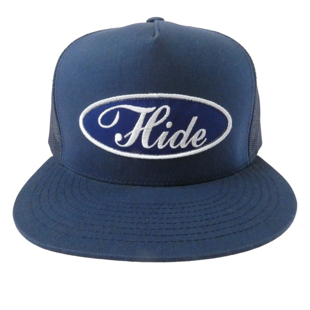 HideandSeek ハイドアンドシーク 25SS PATCH MESH CAP パッチ付き メッシュ キャップ 帽子 ネイビー系【新古品】【未使用】【中古】