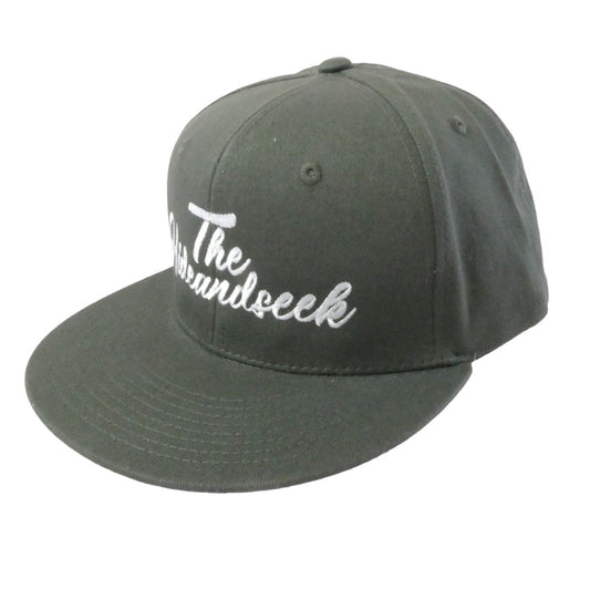 HideandSeek ハイドアンドシーク 23SS BASEBALL CAP ロゴ刺繍 ベースボール キャップ 帽子 カーキ系【新古品】【未使用】【中古】