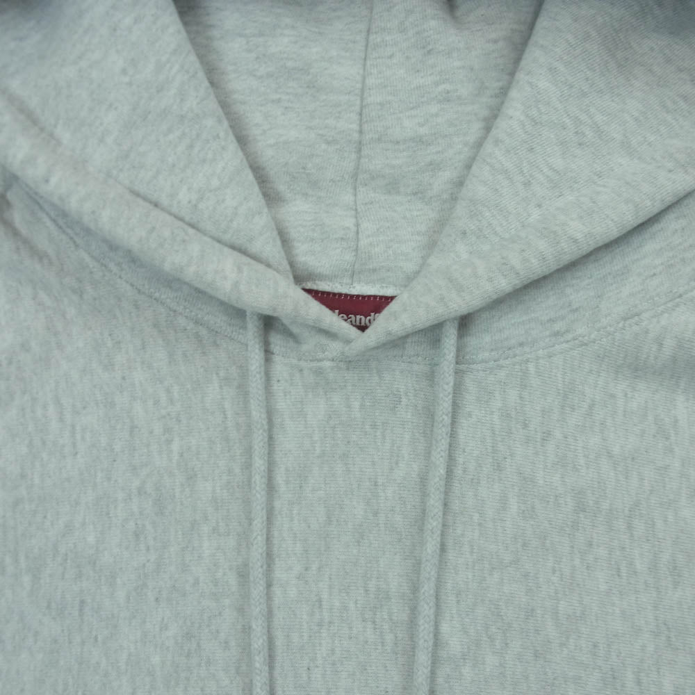 HideandSeek ハイドアンドシーク 24AW HC-090624 Logo Hooded Sweat Shirt ロゴ フーデッド スウェットシャツ パーカー フーディー ライトグレー系 L【新古品】【未使用】【中古】