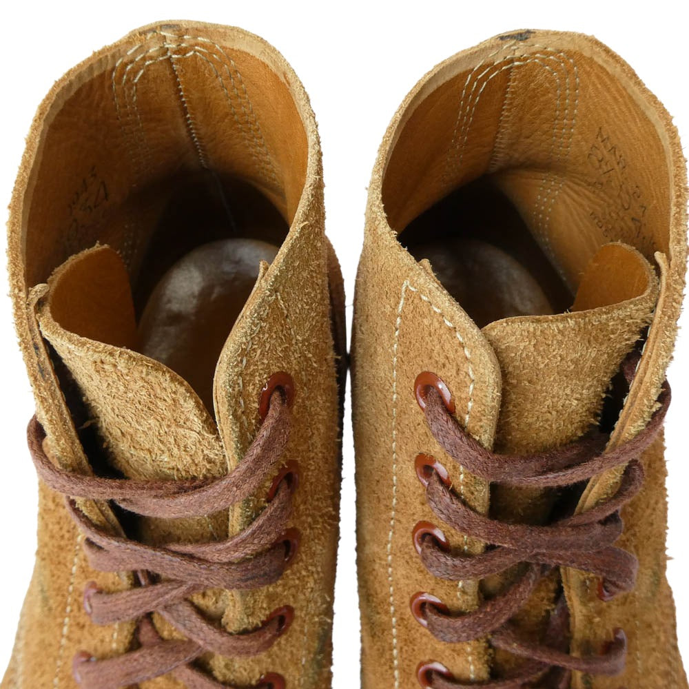 TOY'S McCOY トイズマッコイ TMA8801-040-085 M-43 REVERSE UPPER SERVICE SHOES TYPE3 スティーブマックィーン 大脱走 サービスシューズ レースアップ ブーツ ブラウン系 8.5D【中古】