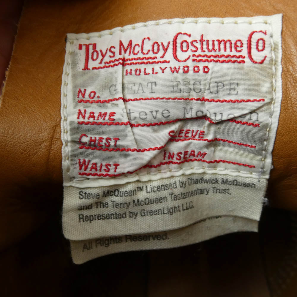 TOY'S McCOY トイズマッコイ TMA8801-040-085 M-43 REVERSE UPPER SERVICE SHOES TYPE3 スティーブマックィーン 大脱走 サービスシューズ レースアップ ブーツ ブラウン系 8.5D【中古】