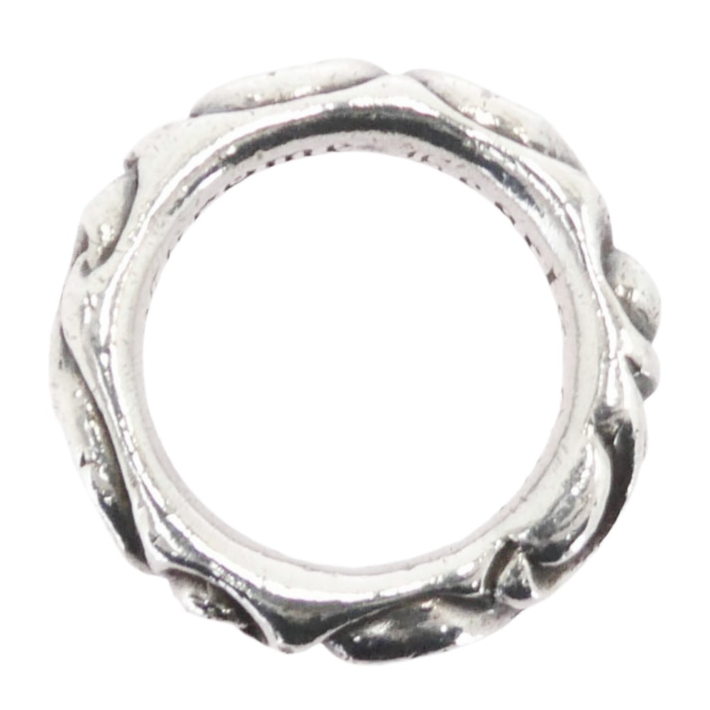 CHROME HEARTS クロムハーツ（原本無） SCRL BND SCROLL BAND スクロールバンド リング シルバー系 14号【中古】
