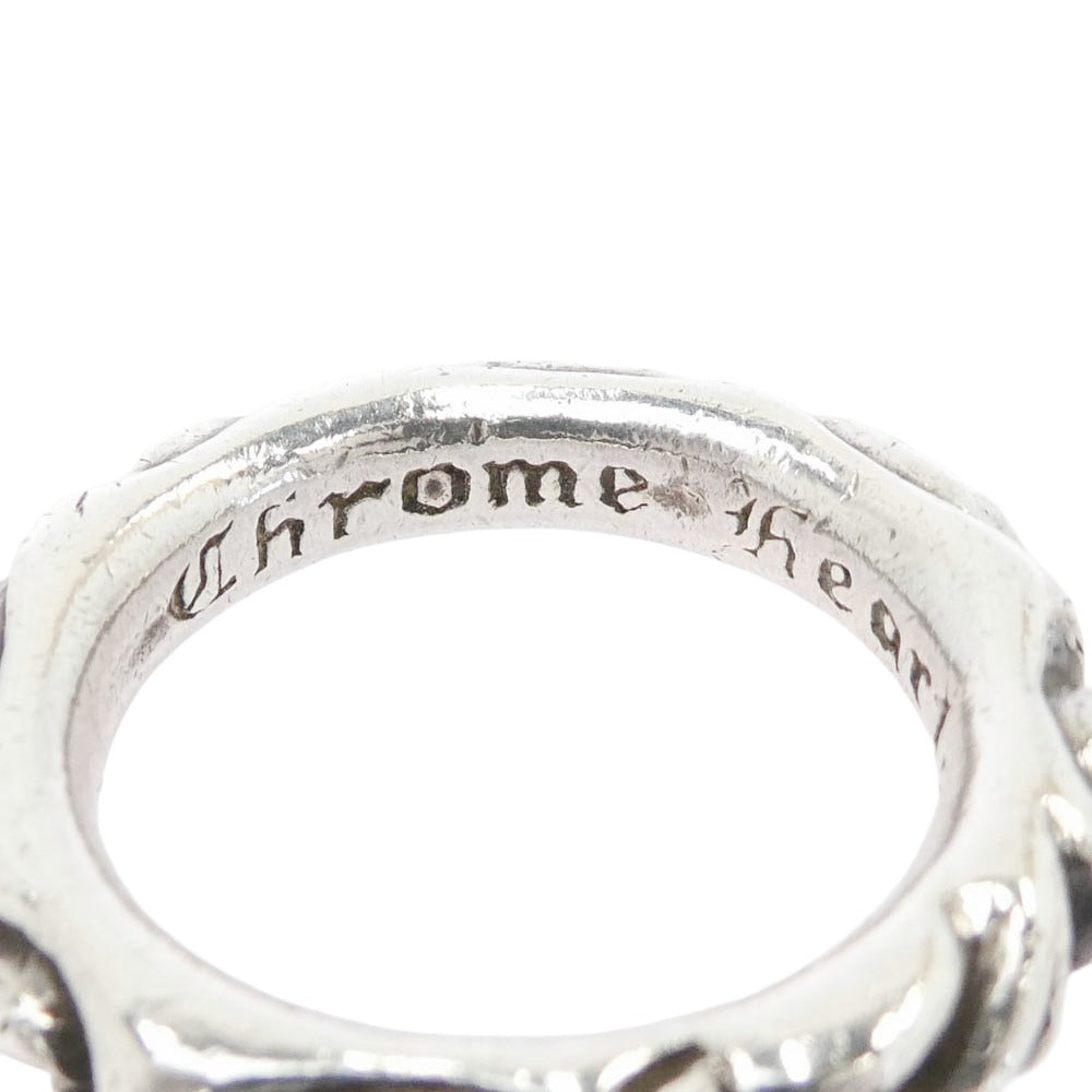 CHROME HEARTS クロムハーツ（原本無） SCRL BND SCROLL BAND スクロールバンド リング シルバー系 14号【中古】