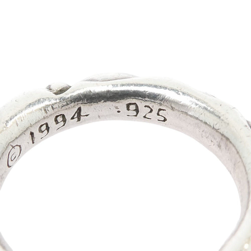 CHROME HEARTS クロムハーツ（原本無） SCRL BND SCROLL BAND スクロールバンド リング シルバー系 14号【中古】