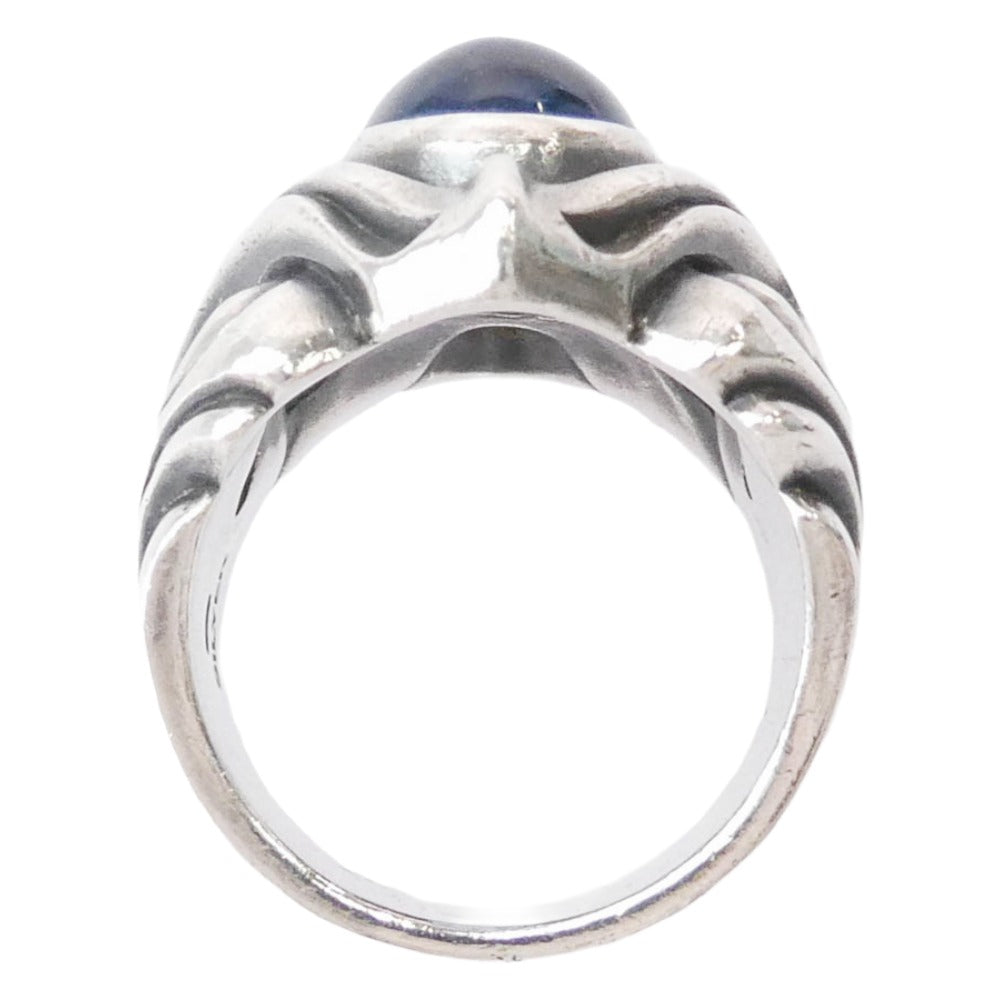 M'S COLLECTION エムズコレクション ブルートパーズ リング シルバー系 ライトブルー系 18号【中古】