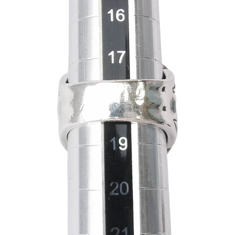 M'S COLLECTION エムズコレクション ブルートパーズ リング シルバー系 ライトブルー系 18号【中古】