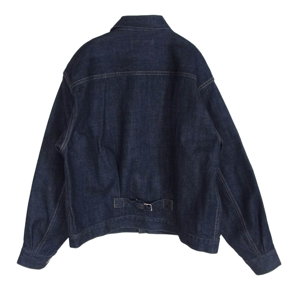 marka マーカ 26SS M26A10BL01C DENIM JAKCET O.W オーガニックコットン セルビッチデニム 13.5oz デニムジャケット Gジャン インディゴブルー系 2【極上美品】【中古】
