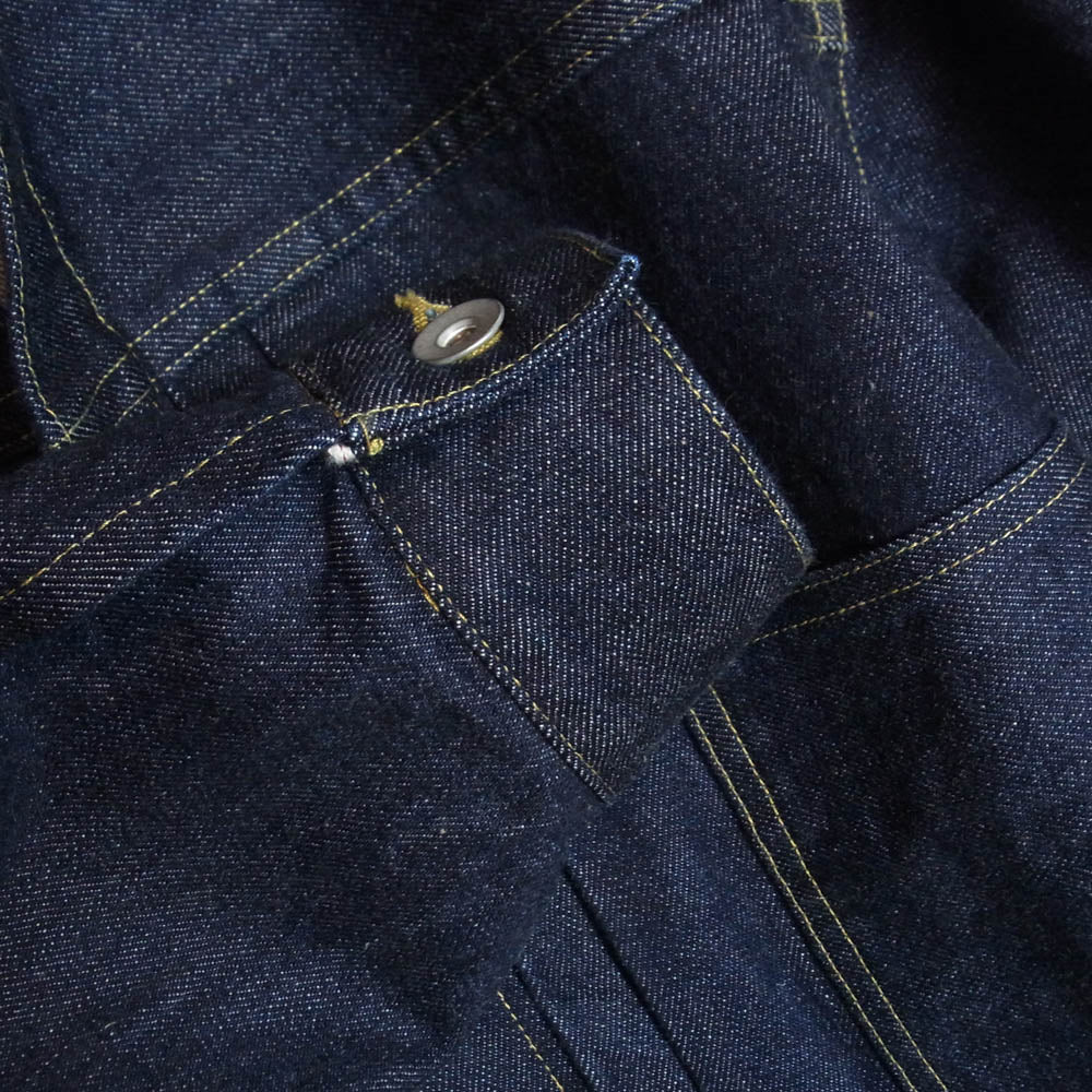 marka マーカ 26SS M26A10BL01C DENIM JAKCET O.W オーガニックコットン セルビッチデニム 13.5oz デニムジャケット Gジャン インディゴブルー系 2【極上美品】【中古】