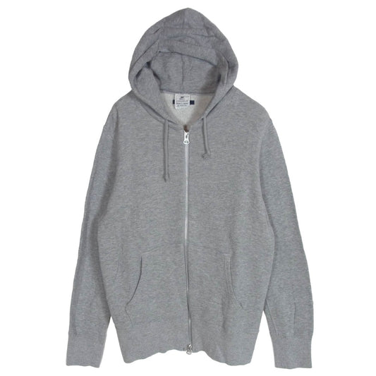 LOOPWHEELER ループウィラー EXTRA light エクストラライト フルジップ パーカー フーディ グレー系 S【中古】