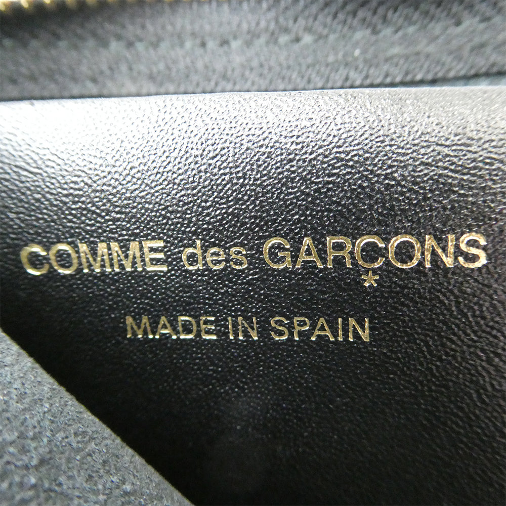 COMME des GARCONS コムデギャルソン SA3100 CDG WALLET Classic Leather Line クラシックレザー L字ファスナー コンパクトウォレット 財布 ブラック系【中古】