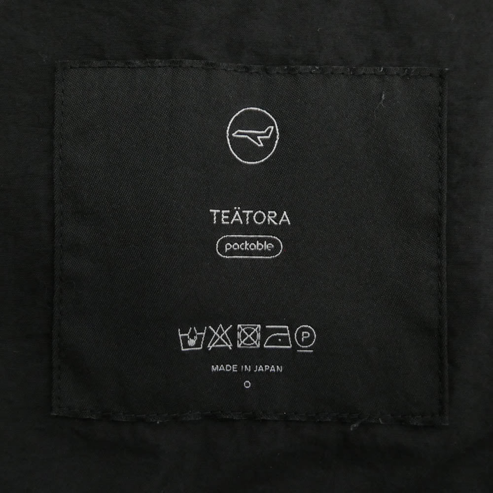 TEATORA テアトラ TT-104SL-P SOUVENIR HUNTER S/L - P スーベニアハンター パッカブル ジャケット ブラック系 1【中古】