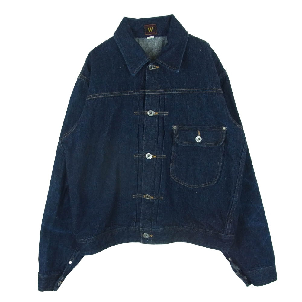 WAREHOUSE ウエアハウス 2010 DSB COWBOY JACKET WW II MODEL カウボーイ ジャケット 大戦モデル デニム インディゴブルー系 40【美品】【中古】