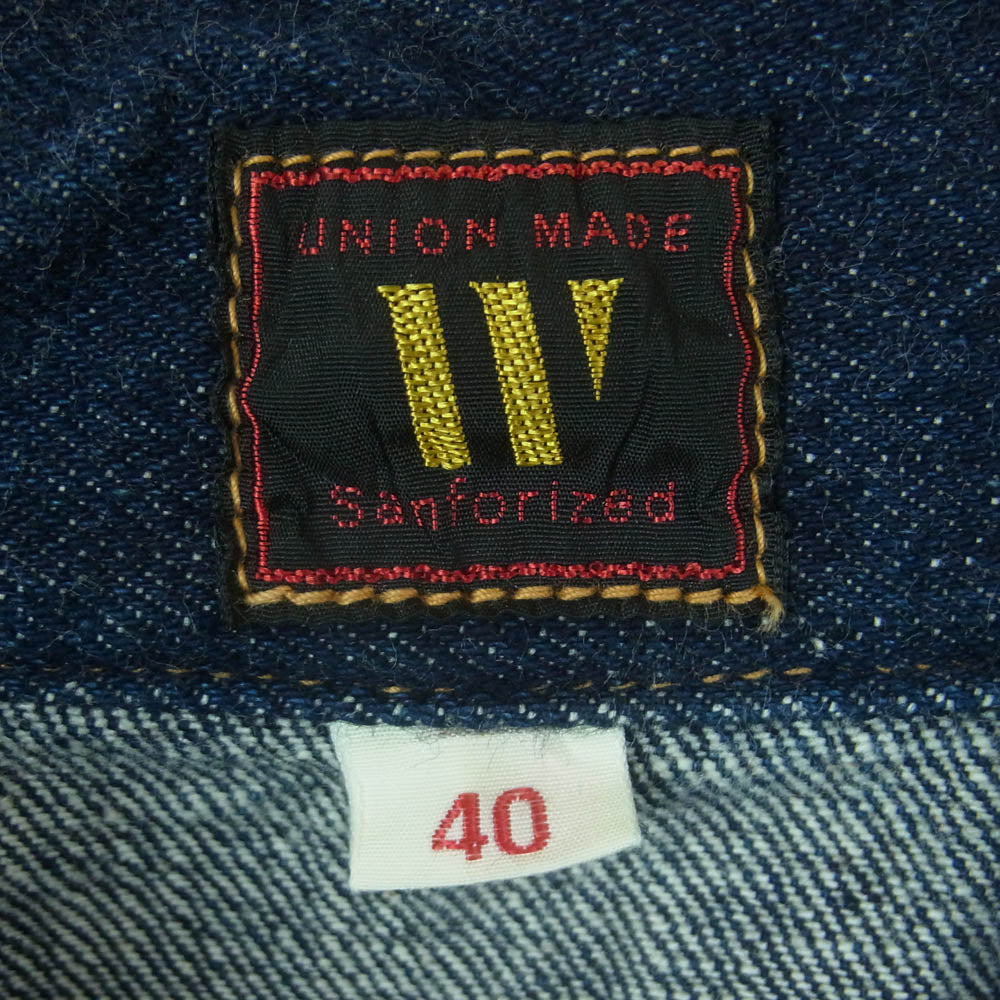 WAREHOUSE ウエアハウス 2010 DSB COWBOY JACKET WW II MODEL カウボーイ ジャケット 大戦モデル デニム インディゴブルー系 40【美品】【中古】