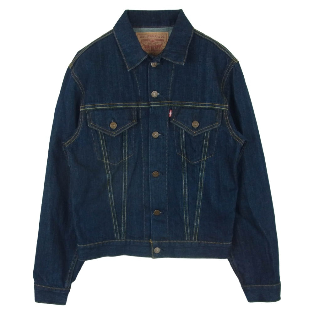 Levi's リーバイス 70505-0217 VINTAGE ヴィンテージ 90s 00s バレンシア工場製 BIGE ビックＥボタン裏刻印555 濃紺 デニム ジャケット インディゴブルー系 40【美品】【中古】