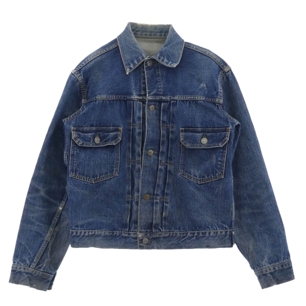 Levi's リーバイス VINTAGE ヴィンテージ 50s 60s セカンド 2nd 507XX BIGE ビックＥ 両面タブ ボタン裏刻印17 デニム ジャケット インディゴブルー系【中古】