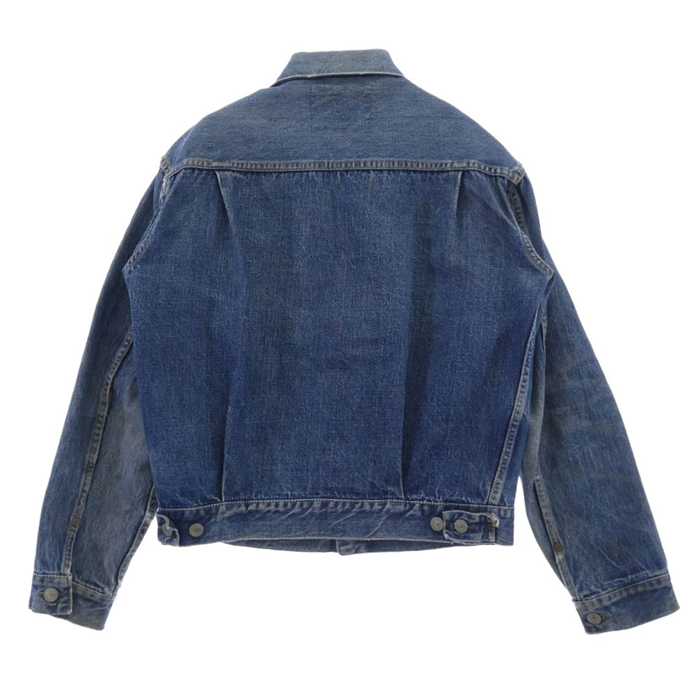 Levi's リーバイス VINTAGE ヴィンテージ 50s 60s セカンド 2nd 507XX BIGE ビックＥ 両面タブ ボタン裏刻印17 デニム ジャケット インディゴブルー系【中古】