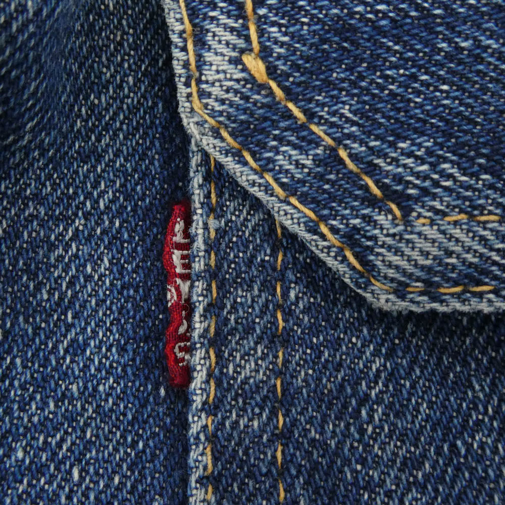 Levi's リーバイス VINTAGE ヴィンテージ 50s 60s セカンド 2nd 507XX BIGE ビックＥ 両面タブ ボタン裏刻印17 デニム ジャケット インディゴブルー系【中古】