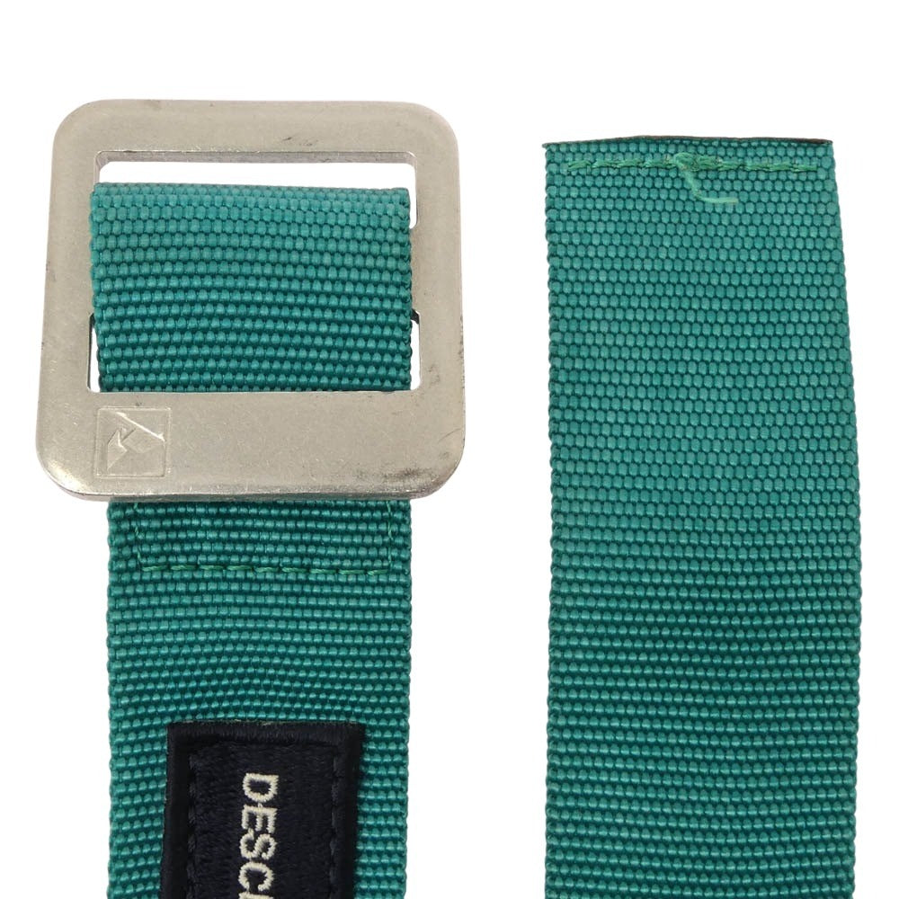 DESCENDANT ディセンダント NYLON BELT ナイロン ベルト グリーン系【中古】