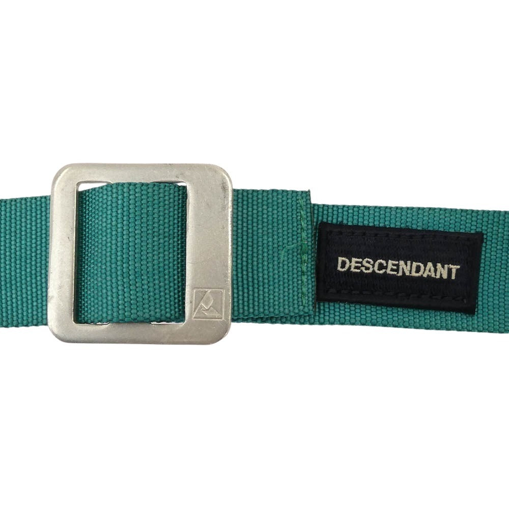 DESCENDANT ディセンダント NYLON BELT ナイロン ベルト グリーン系【中古】