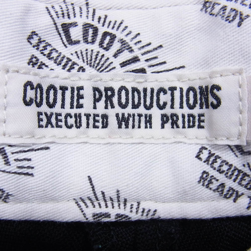 COOTIE クーティー 2タック ワーク パンツ ブラック系 M【中古】