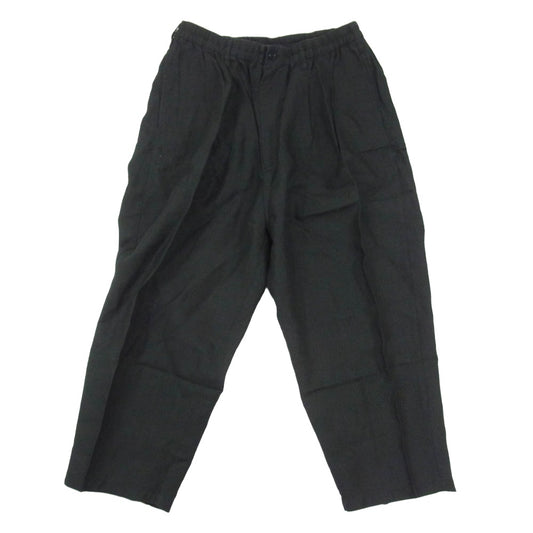 COOTIE クーティー 2 Tuck Easy Pants LINEN リネン 2タック イージー パンツ ブラック系 M【中古】