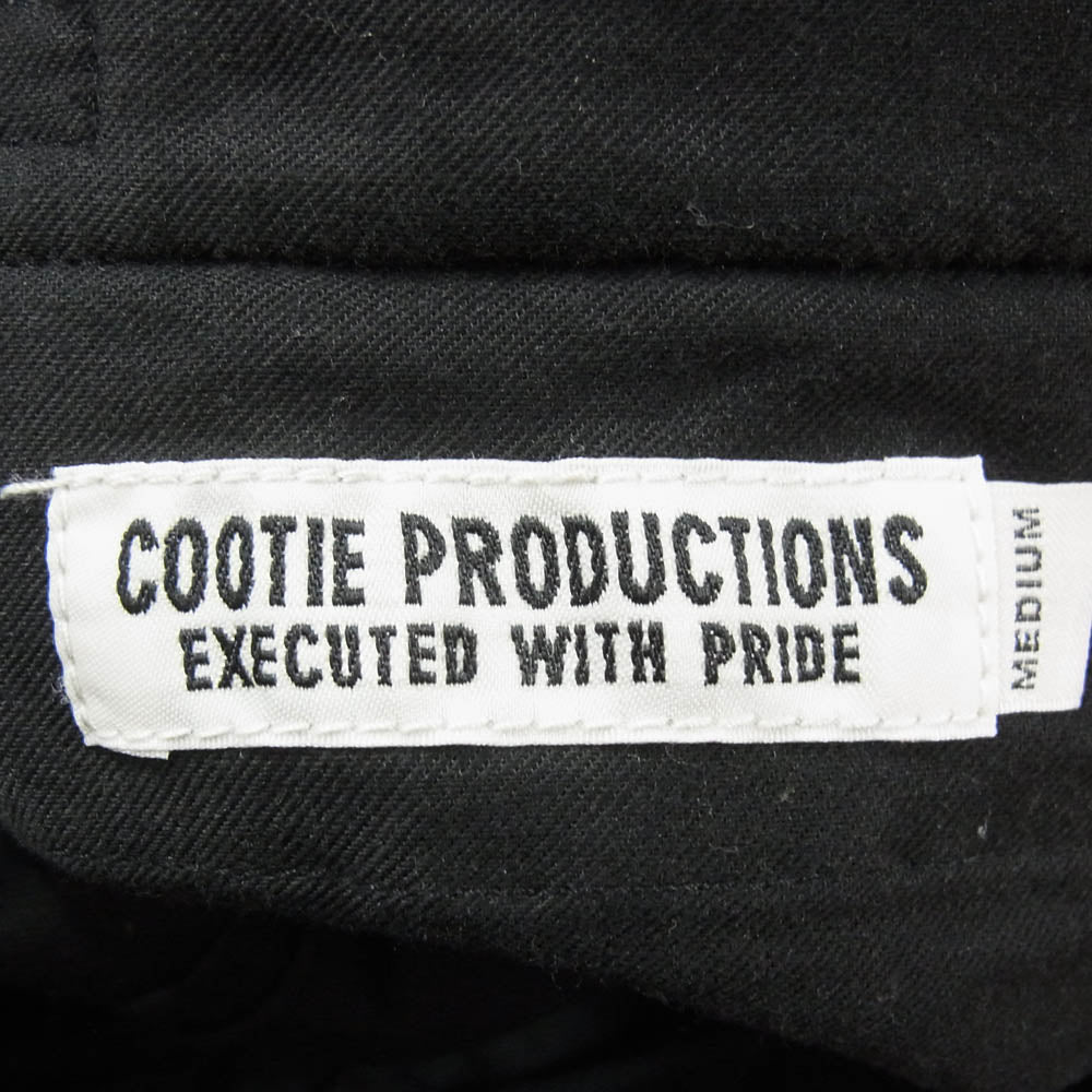 COOTIE クーティー 2 Tuck Easy Pants LINEN リネン 2タック イージー パンツ ブラック系 M【中古】