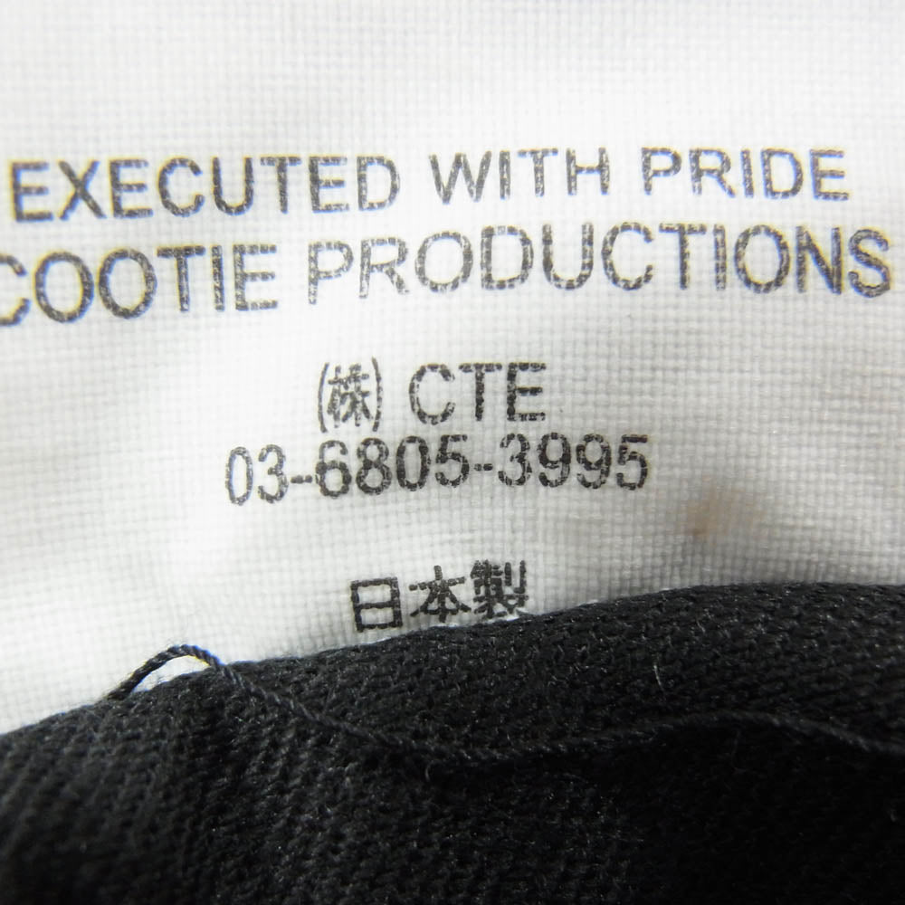 COOTIE クーティー 2 Tuck Easy Pants LINEN リネン 2タック イージー パンツ ブラック系 M【中古】