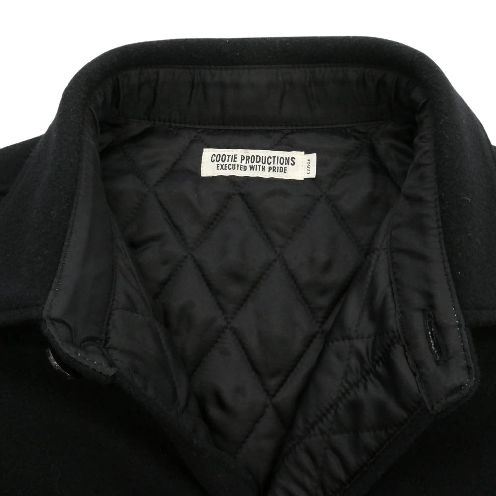 COOTIE クーティー WOOL CPO JACKET ウール ジャケット ブラック系 L【中古】