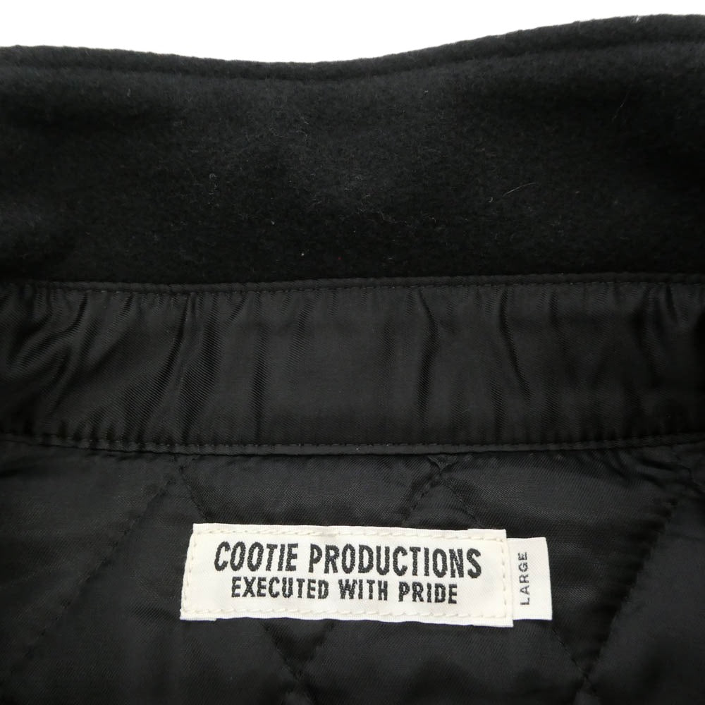 COOTIE クーティー WOOL CPO JACKET ウール ジャケット ブラック系 L【中古】