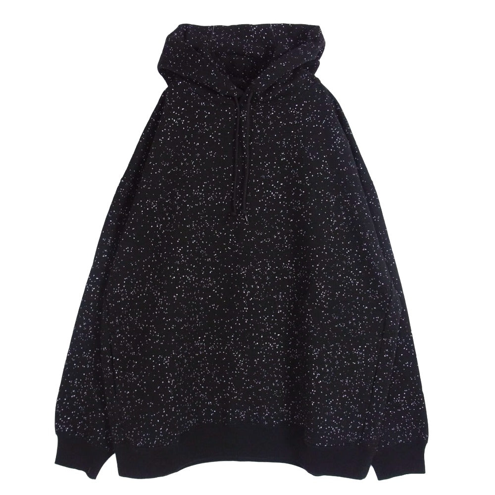 COOTIE クーティー CTE-21S343 Splatter Print Pullover Parka スウェット パーカ ブラック系 L【極上美品】【中古】