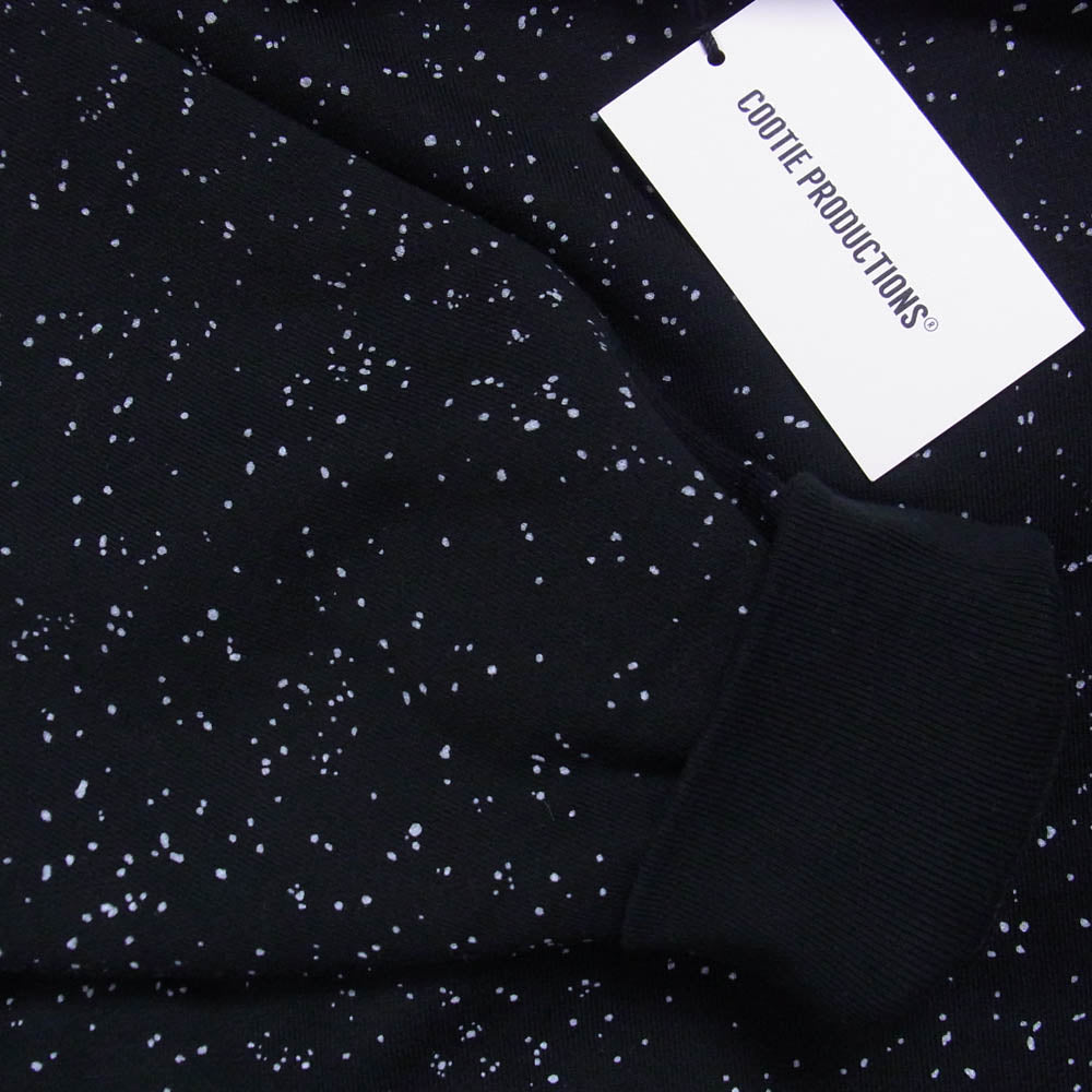 COOTIE クーティー CTE-21S343 Splatter Print Pullover Parka スウェット パーカ ブラック系 L【極上美品】【中古】