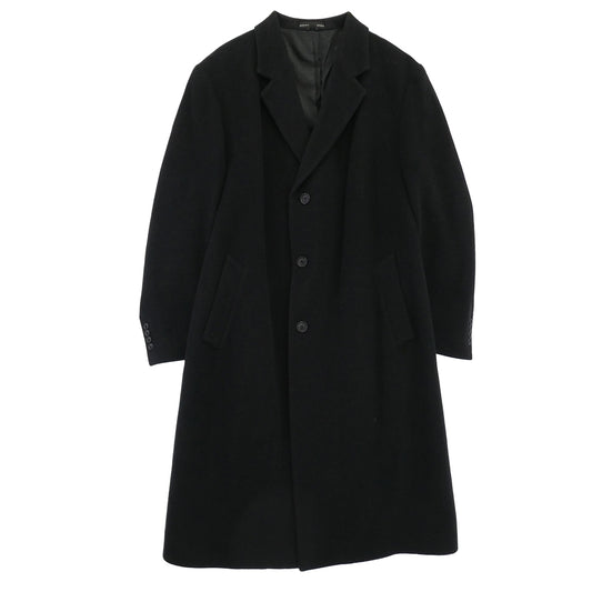 RALPH LAUREN ラルフローレン カシミヤ混 チェスター コート ブラック系【中古】