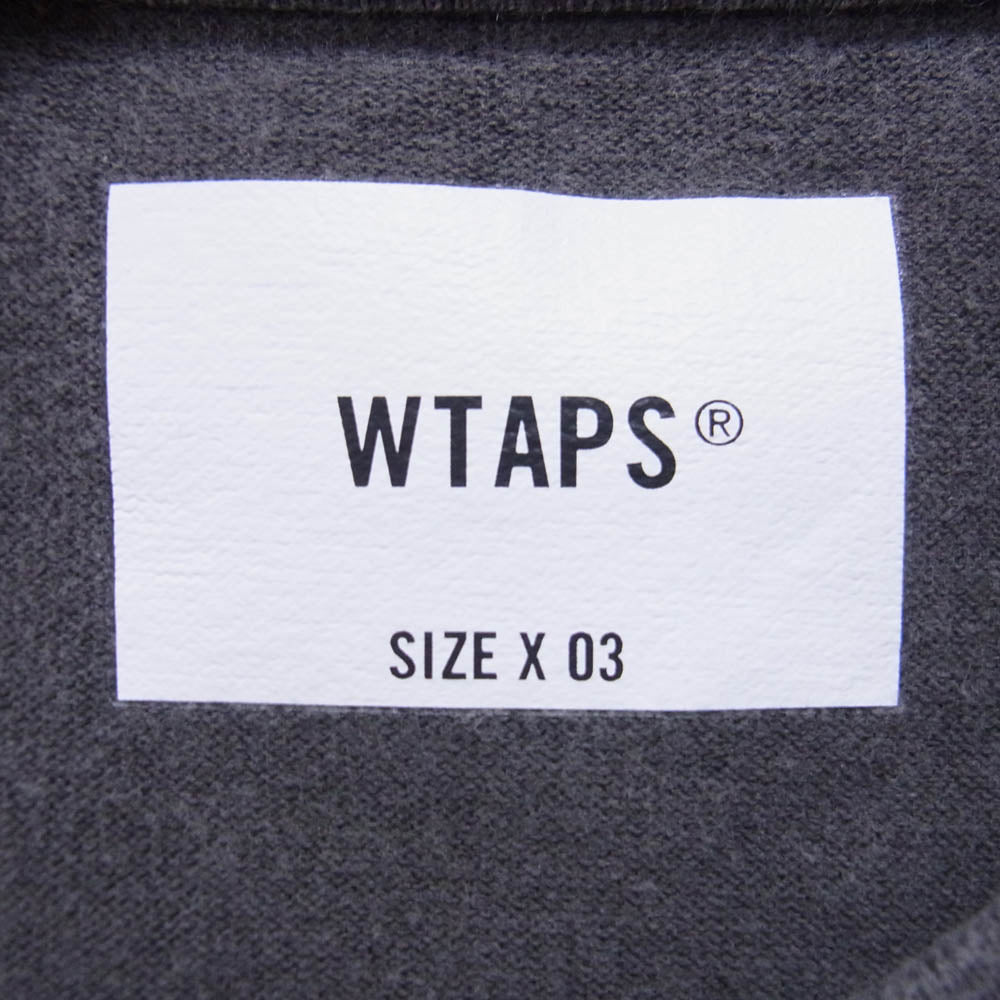 WTAPS ダブルタップス 25SS 251atdt-csm38 Sign 02 / SS Cotton Tシャツ グレー系 X03【中古】
